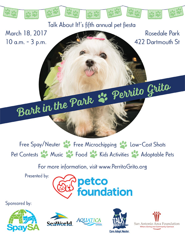 Bark in the Park Perrito Grito Animal Defense League of Texas San